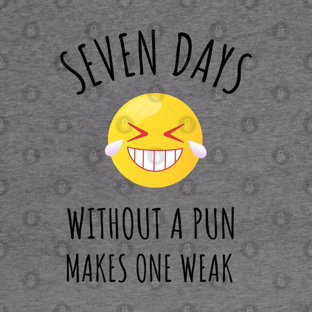 Seven Days Without a Pun Makes One Weak by juinwonderland 41